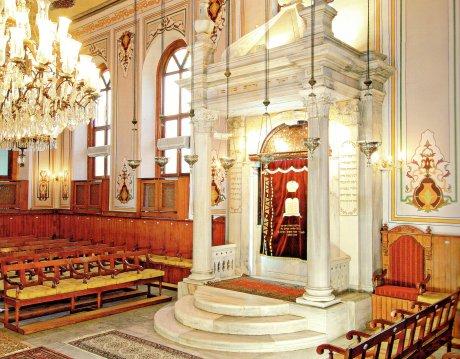 Interior view, Hemdat Israel Synagogue